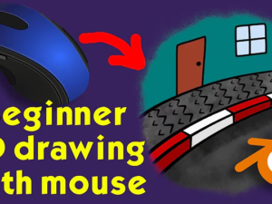 Beginner 2D Drawing using Mouse - Blender Grease Pencil Tutorial.png